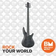 Ibanez Iron Label SRMS625EX Bass Guitar 5-String Black Flat - Brand New