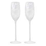 2pc Tempa Skylar Frost Champagne Drinking Glass Cup Drinkware/Barware Set
