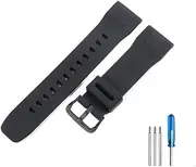 [NVGVCMLBAA] Fit For Casio Casio 5497 PRG-600/650y PRW-6600Y Series Outdoor Adventure Diving Square Hole Breathable Sports Silicone Watchband