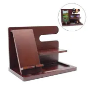 Nevenka Wood Phone Docking Station Key Holder Wallet Multifunctional Storage Box