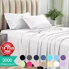 Smooth 2000TC luxurious SOFT Queen King Double Size Bed Sheet Set Fitted Sheet