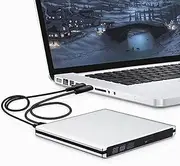 Artudatech 6X Blu-ray BD Burner External BD Writer CD DVD Drive USB 3.0 Disc Burner Player Writer for Desktop Laptop/Mac/M-ac-Book Pro/Air/Windows XP/7/8/10 Mac OS