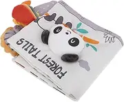 BIUDECO Crinkle Book Lightweight Fabric Activity Book for Newborns Early Education Cognitive Growth Stylish Nordic Design Interactive Development