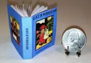 1:6 SCALE MINIATURE BOOK ALICE IN WONDERLAND 1916 LEWIS CARROLL