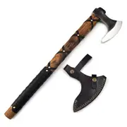 Viking Axe Hatchet with Natural Wood Floki AXE042BLK