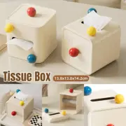 Colorful Tissue Box Square Home Decor Coffee Table Desktop Roll Holder Organizer