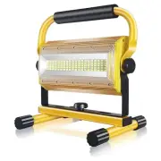 Rechargeable LED Work Light,FOSFIS 100W Ultra Bright Floodlight Portable Floo...
