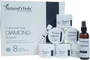 Complete Daimond Facial Kit - Brightening, Anti-Aging, and Hydrating Skincare Set with Natural Ingredients - 8 -Step Home Spa Treatment (Pack Of - 2)