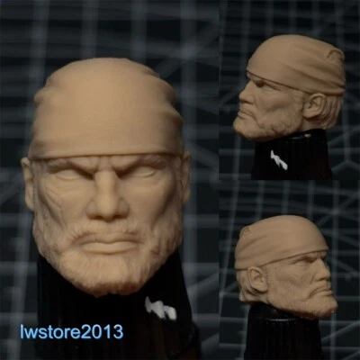 1:6 1:12 1:18 Marcus Fenix Head Sculpt For 12" 6" 3.75" Male Action Figure Body