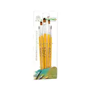 5Pcs/Set Good Quality 4 Colors Fine Hand-Painted Thin Hook Line Pen Drawing Art Paint Brush Art Supplies Nylon Brush Painting