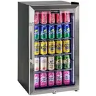 Alfresco Mini Bar Fridge 98 Litres with Triple Glazing tempered Low E Glass