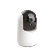 Laser 2K QHD Indoor Security Camera with Motion Tracking (White)
