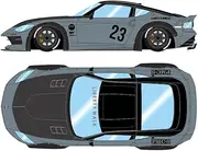 Make up Eidolon 1/18 lb Nation Fairlady Z (RZ34) (RS Watanabe 8 Spoke Wheel) Gray Finished Product EML137C