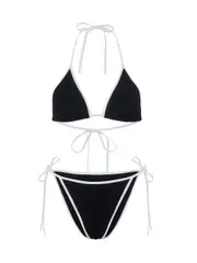 [Hunza G] Hunza G-Gina Bikini Contrast-Donna OS