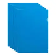 25x Marbig PP Ultra Letter File A4 Document Paper/Stationery Folder/Holder Blue