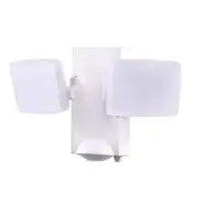 NEW!! DEFIANT White Motion Activated Battery Powered Outdoor Flood Light