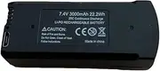Drone Battery 7.4V 3000mAh/3.7V 2000mAh,Compatible for V168 Pro Max GPS V168 Pro，Drone Spare Battery Accessories(V168 GPS 3000mAh 2B)