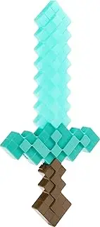 Mattel Minecraft Toys, Enchanted Diamond Sword with Lights & Sounds, Role-Play Gift for Kids