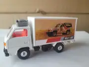 TOMICA DANDY TD004 - MITSUBISHI CANTER [WHITE] MITSUBISHI ASSIST PARIS DAKAR