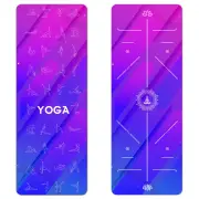 NNEOBA Natural Rubber Yoga Mat with Bag & Straps