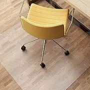 Wooden Floor Chair Mat, Clear Floor Protector, Transparent Office Chair Mat 75 * 120CM Waterproof & Anti Scratch, Frosted Protector for Rolling Chair Hard Floor