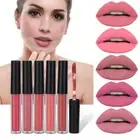 TEAYASON 5Pcs Mini Long Lasting Matte Lipstick Lip Gloss Set Makeup Cosmetic ECM