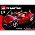 請先看內文 LEGO 樂高 8671 FERRARI F430 SPIDER 1/17