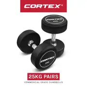 CORTEX Pro-Fixed Dumbbell 25kg (Pair)