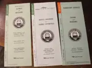 AMTRAK PUBLIC TIMETABLES (3) IL & MO 11/10; Hiawatha 5/11; Cascades 11/10