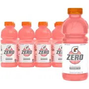 Gatorade Thirst Quencher Zero Sugar Sports Drink, Strawberry Kiwi, 20oz Bottles