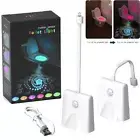 2/4pc Toilet Bowl RGB LED Night Light Motion Activated Seat Sensor Lamp Bathroom