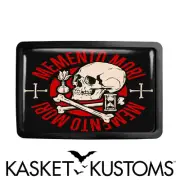 Memento Mori Belt Buckle - Victorian Skull Handmade Belt Buckle - 134-4