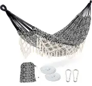 Portable Hammock with Tassel,2 Person,Brazilian Tree Hammocks with Carry Bag ...