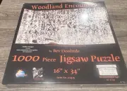 NEW SEALED Bev Doolittle Woodland Encounter 1000 piece jigsaw puzzle 16" x 34"