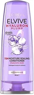 L'Oréal Paris Conditioner, Detangling & Moisturising, Elvive Hyaluron Plump, 300ml