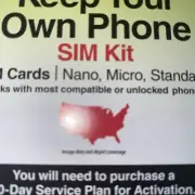 10x Straight Talk CDMA Activation Kit SIM Card Power By Verizon Nano Fit IPhone