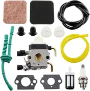 MCHNIC Carburetor with Air Filter Fuel Hose Set for STIHL HS75 HS80 HS85 HL75 HL75K FH75 HT70 HT75 KM80 KM85 KM85R SP80 SP85 FC75 FC85 FS75 FS85 Hedge trimmer edge cutter