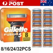 8-32PCS Replacement Razor Shaving Blades Trimmer Refill For Gillette Fusion 5