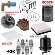 Tune Up Kit Filters Cap PCV Valve Wires Spark Plugs for Honda CR-V L4 2.0L 2000