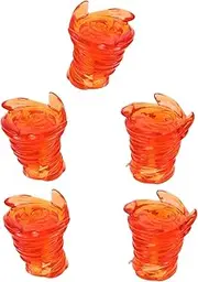 5pcs Tornado Model Action Figure Accessories Fire Effects for Action Figures Action Figure Effects Action Figures Accessories Action Figures Effects Action Figure Props Orange Abs