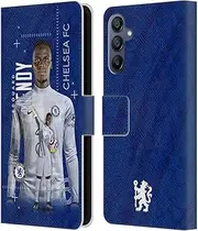Head Case Designs Officially Licensed Chelsea Football Club Edouard Mendy 2021/22 First Team Leather Book Flip Case Cover Compatible with Samsung Galaxy A15