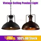 Vintage Ceiling Hanging Pendant Light Warehouse Metal Barn Industrial Loft Lamp