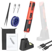 Cordless Soldering Iron Kit, Soldering Iron Kit 2000mAh, Max 450℃ Fast Heatin...