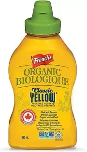 12 Bottles of French's Organic Classic Yellow 325ml Each - Free Shipping