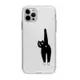 趣味搞怪黑貓適用iPhone14promax手機殼13pro/12mini/11/7plus8p透明xr6sp小眾xsm