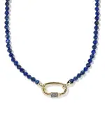 Kendra Scott Emery Pave Link Stone Beaded Strand Necklace, 17