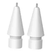 Upgraded Replacement Tip for Apple Pencil 1st/2nd Gen/USB-C&Logitech White