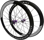 Front and Rear Wheels 700C Road Bike Wheel Set 30/40/50mm Double Wall Bike Rims C/V/Rim Brake Hub 7/8/9/10/11/12Speed Cassette 100/130mm Quick Release