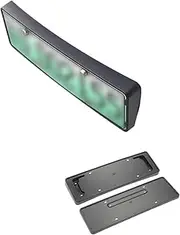 Front and Rear License Plate Frame Mounting Holder Cover, Compatible with Model Y (2022+) ，Tesla Accessories Modification(Matte Black)