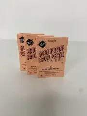 3x Benefit Goof Proof Brow Pencil 0.03 g / .001 oz #4 Warm Deep Brown Sample